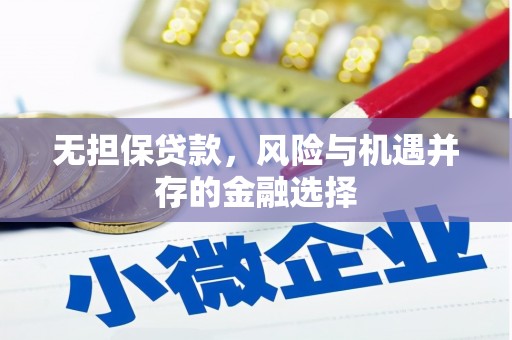 大名无担保贷款，风险与机遇并存的金融选择