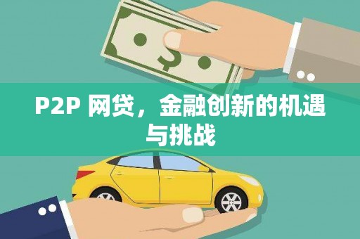 大名P2P 网贷，金融创新的机遇与挑战