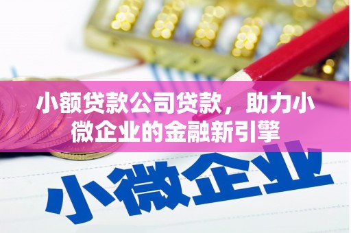 大名小额贷款公司贷款，助力小微企业的金融新引擎