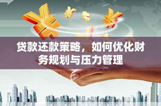 大名贷款还款策略，如何优化财务规划与压力管理