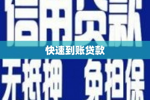 大名快速到账贷款