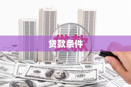 大名贷款条件