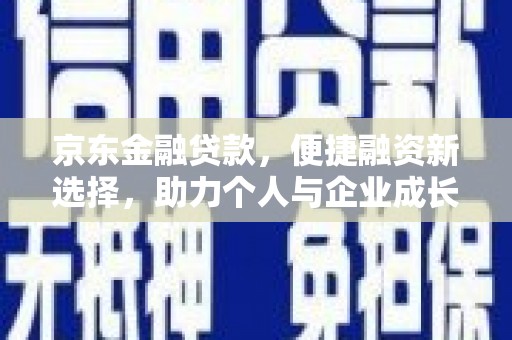 大名京东金融贷款，便捷融资新选择，助力个人与企业成长