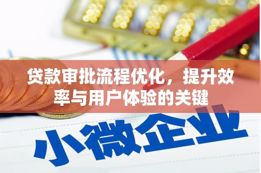 大名贷款审批流程优化，提升效率与用户体验的关键
