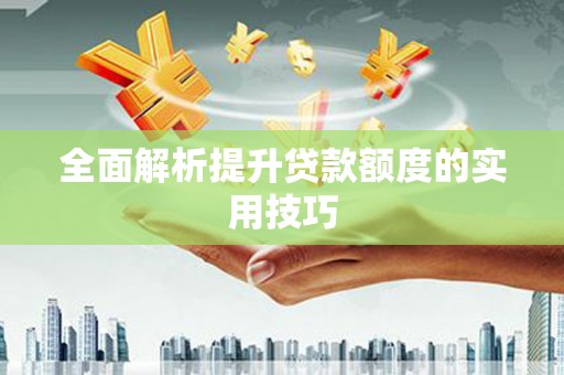 大名全面解析提升贷款额度的实用技巧