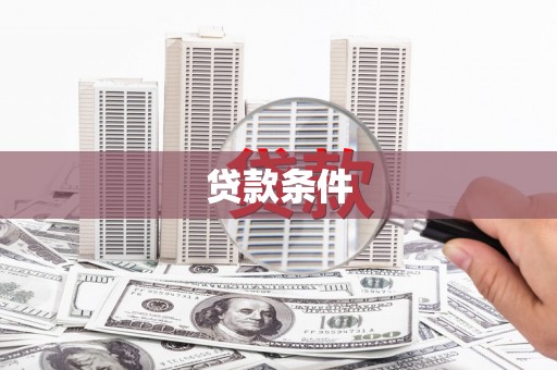 大名贷款条件