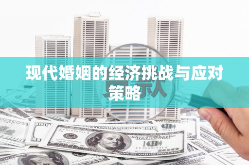大名现代婚姻的经济挑战与应对策略
