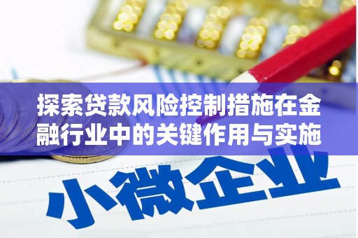 大名探索贷款风险控制措施在金融行业中的关键作用与实施策略
