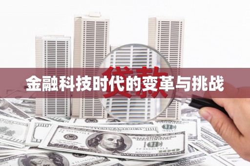 大名金融科技时代的变革与挑战