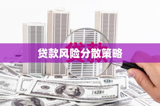 大名贷款风险分散策略
