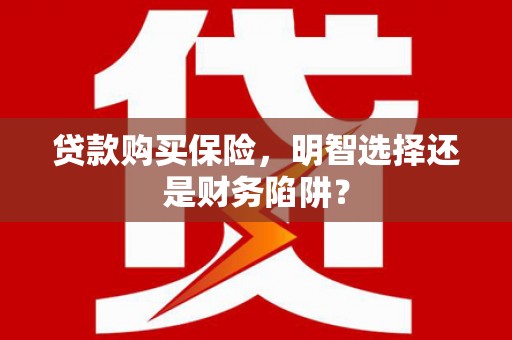 大名贷款购买保险，明智选择还是财务陷阱？