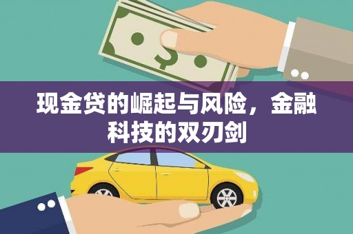 大名现金贷的崛起与风险，金融科技的双刃剑