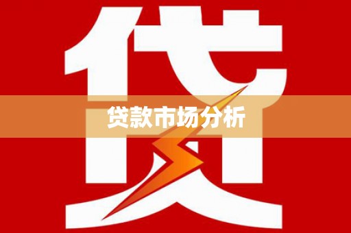 大名贷款市场分析