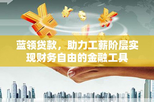 大名蓝领贷款，助力工薪阶层实现财务自由的金融工具