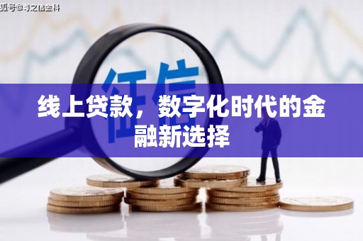 大名线上贷款，数字化时代的金融新选择