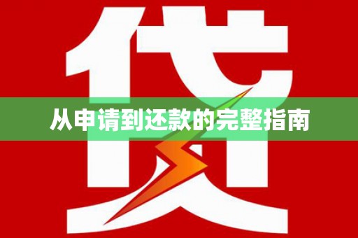 大名从申请到还款的完整指南