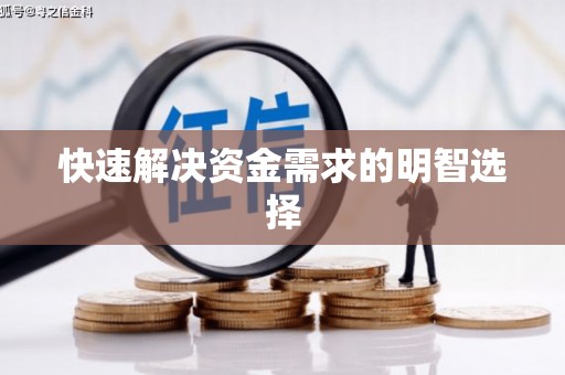 大名快速解决资金需求的明智选择