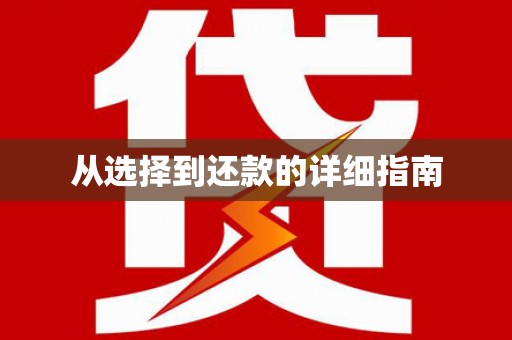 大名从选择到还款的详细指南