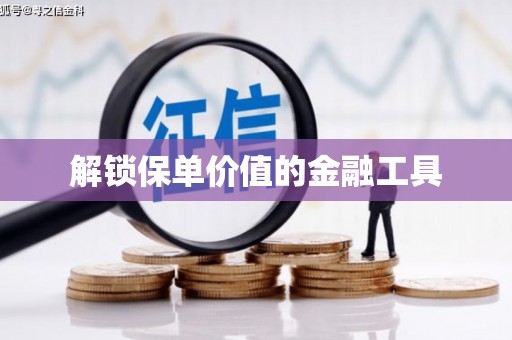 大名解锁保单价值的金融工具