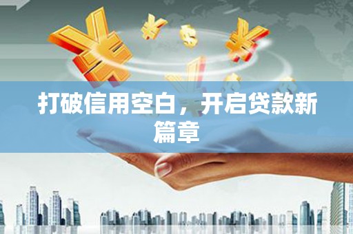 大名打破信用空白，开启贷款新篇章