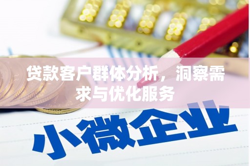 大名贷款客户群体分析，洞察需求与优化服务